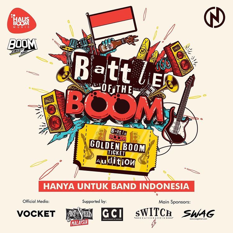 Ikutan Kompetisi Band Battle of the BOOM 2021